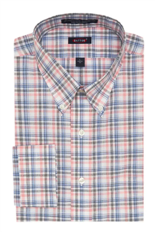 Batton - Men's Julian Short Sleeve Cotton Shirt - Rack Hunt
