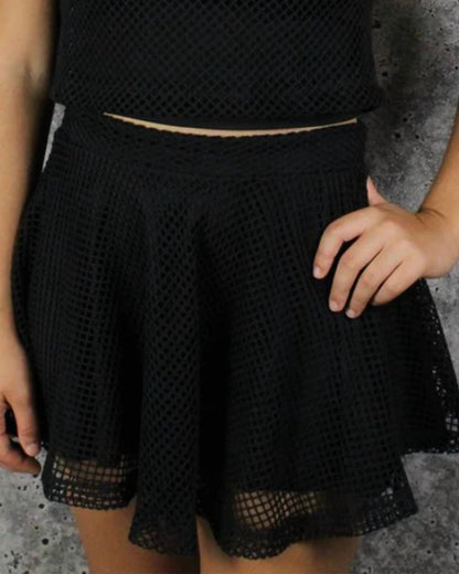 Net Mesh Skirt