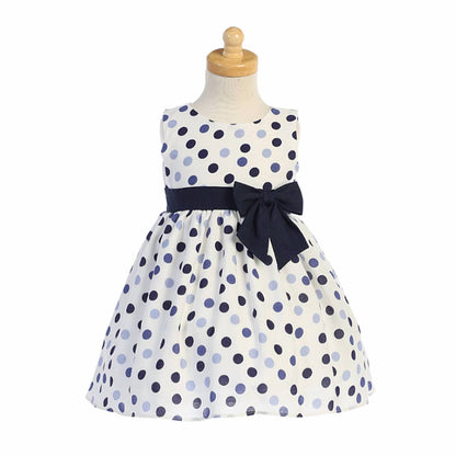 Girl's Polka Dot Cotton Dress