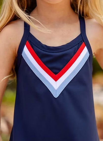 Girl's Prepletic Little Miss Tennis Dress