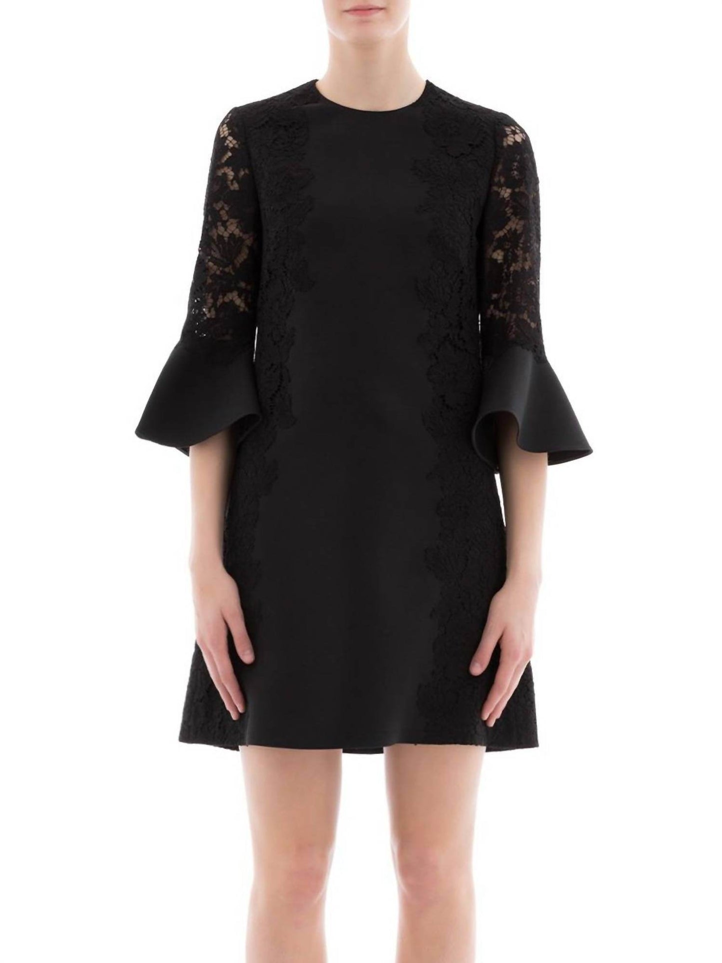 Valentino - Lace Round Neck Dress - Rack Hunt