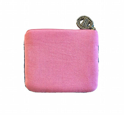 Women's Beaded Sardines Fish In Tin Can Coin Pouch