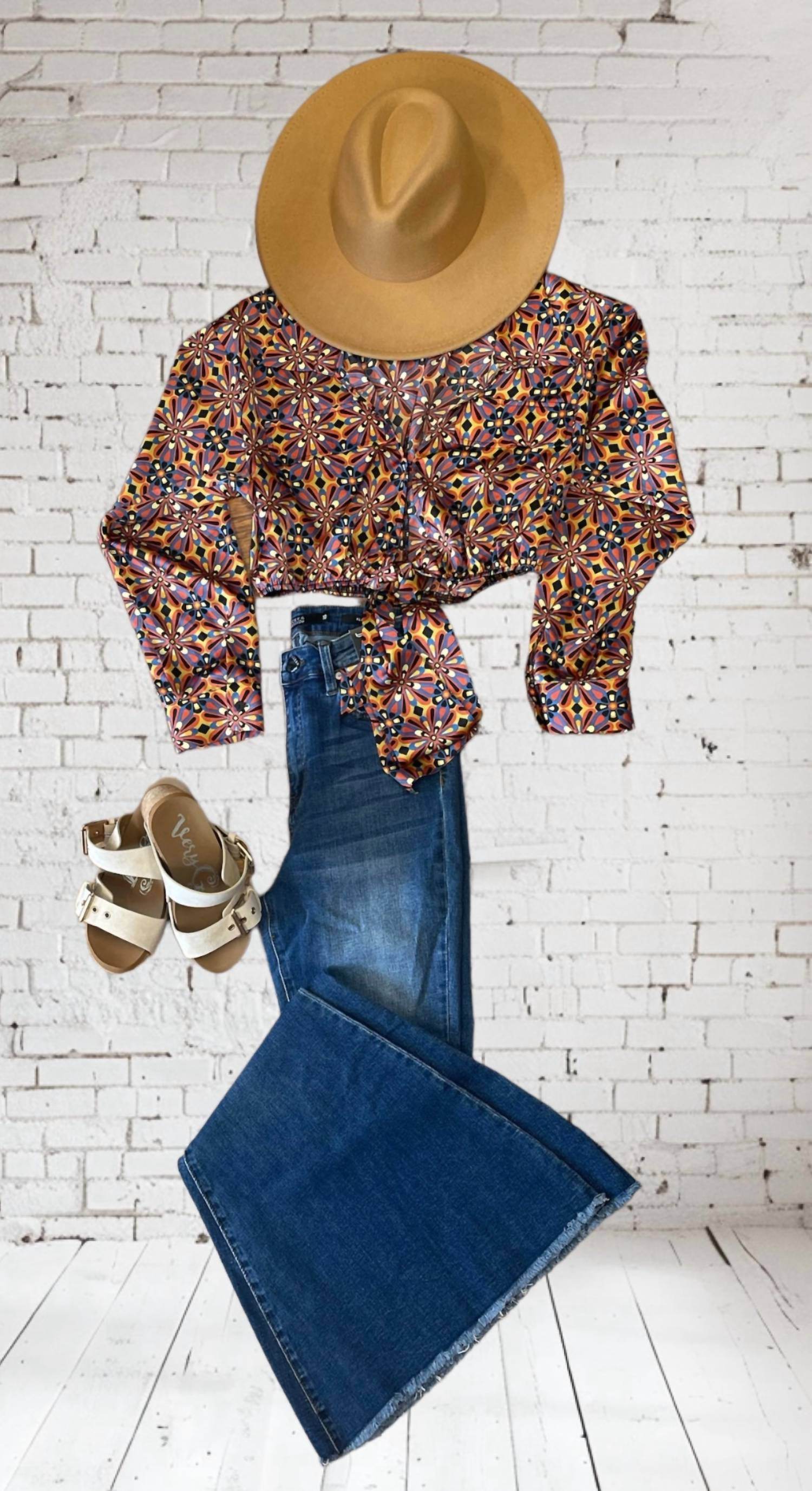 L&B Life - Lisa Mid Rise Flare Jean - Rack Hunt -