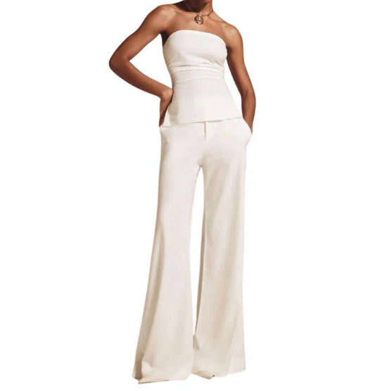 Slim Fit Strapless Top