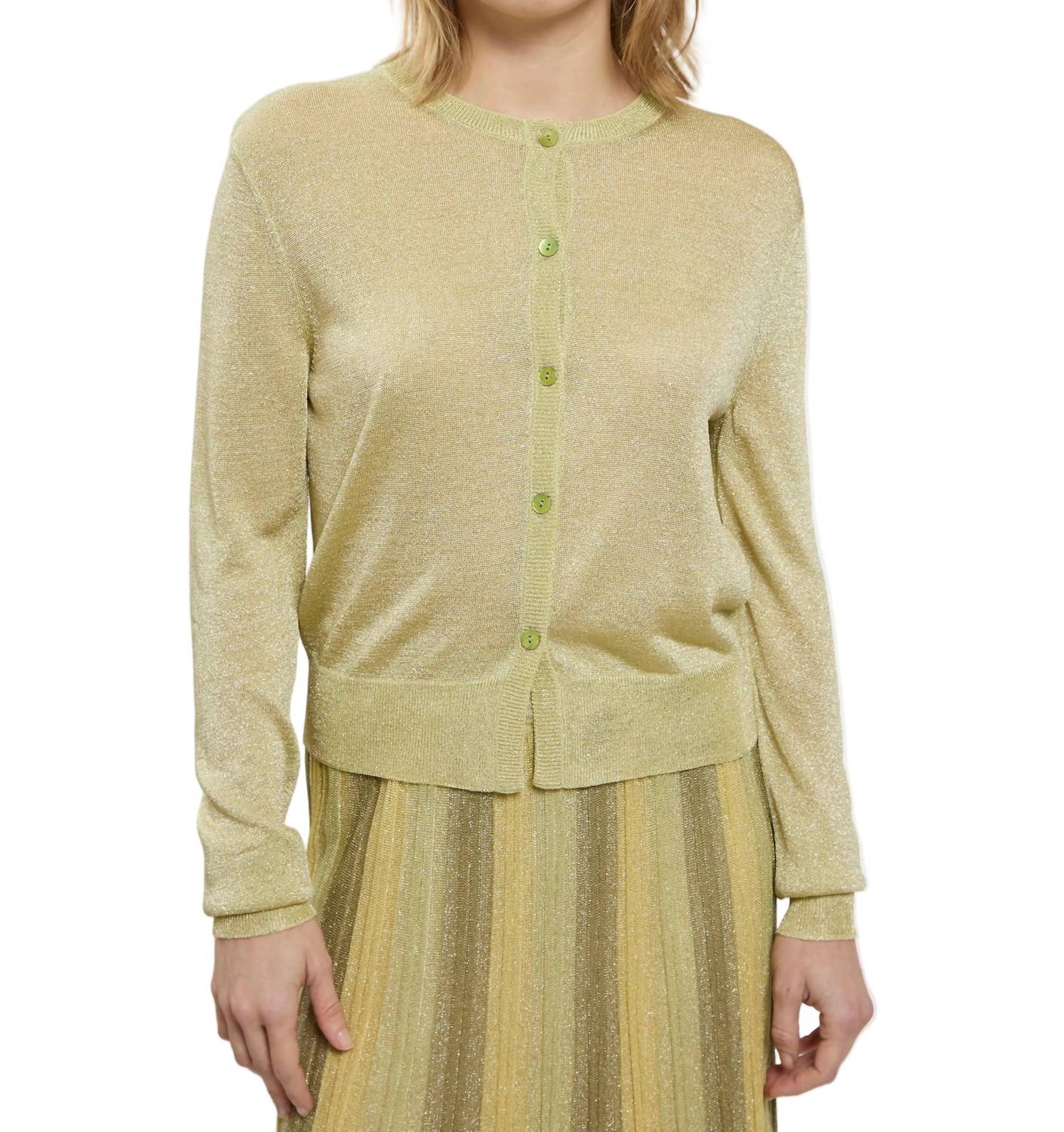 Women's Gala Lurex Cardigan
