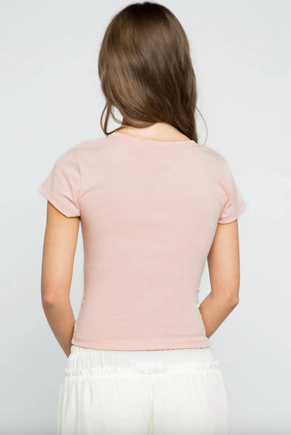 Women's Funky Button Top