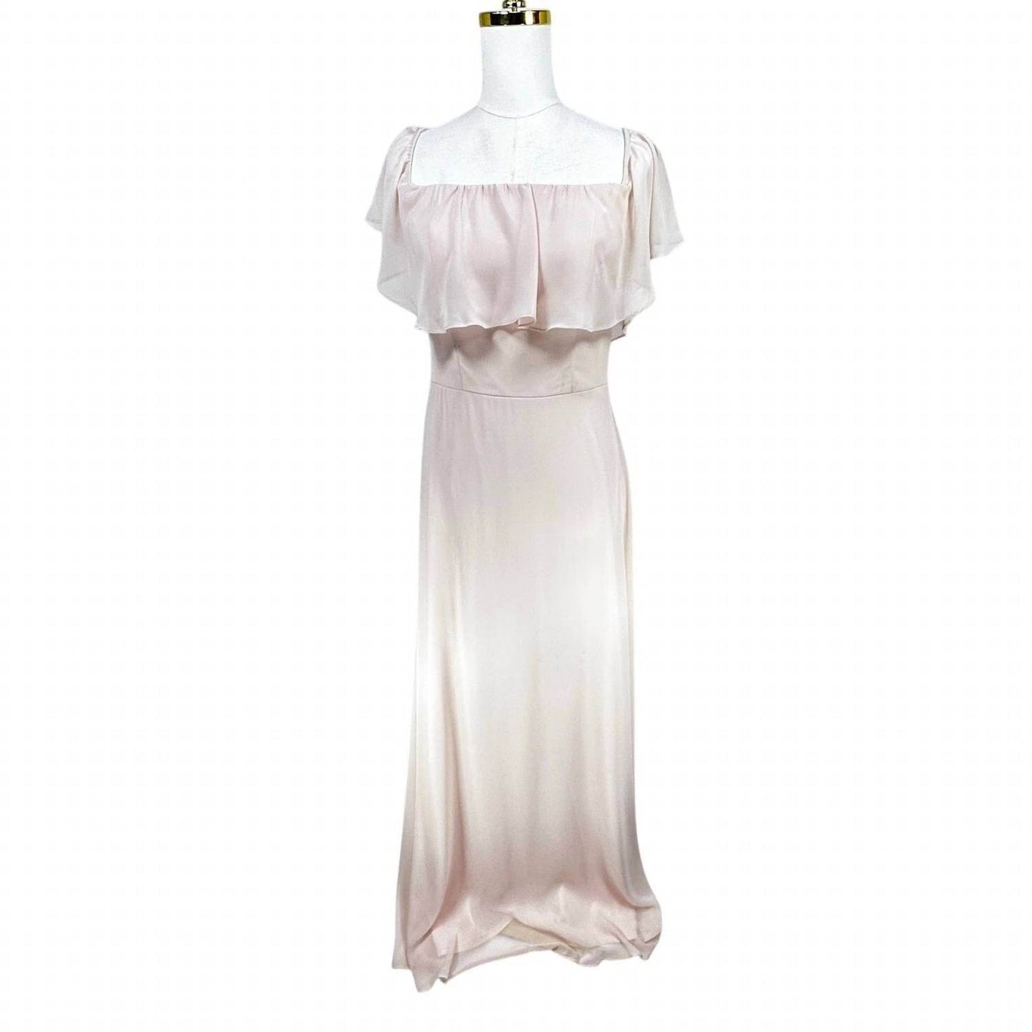 Bill Levkoff - Off The Shoulder Chiffon Bridesmaid Dress - Rack Hunt