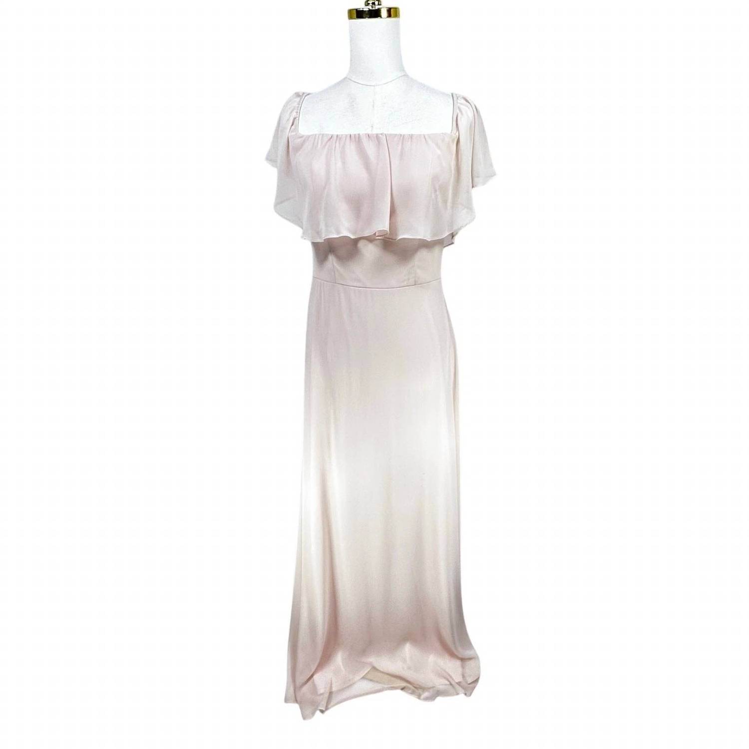 Bill Levkoff - Off The Shoulder Chiffon Bridesmaid Dress - Rack Hunt