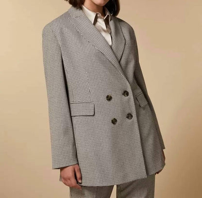 Marina Rinaldi - Castagna Double Breasted Coat - Rack Hunt
