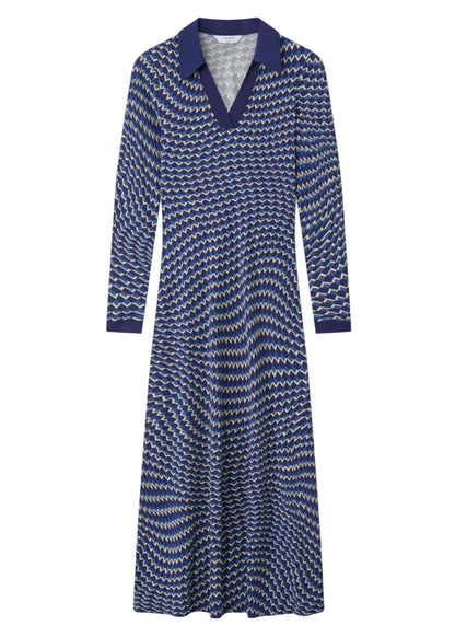 Brigitte Jersey Swirl Print Dress