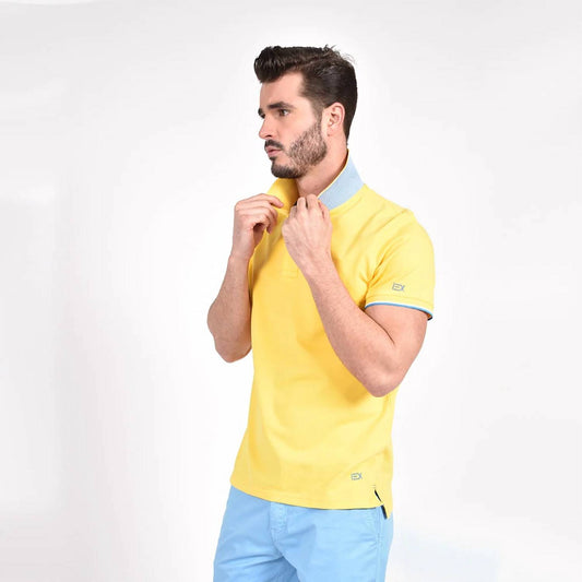 Double Sided Collar Texture Polo