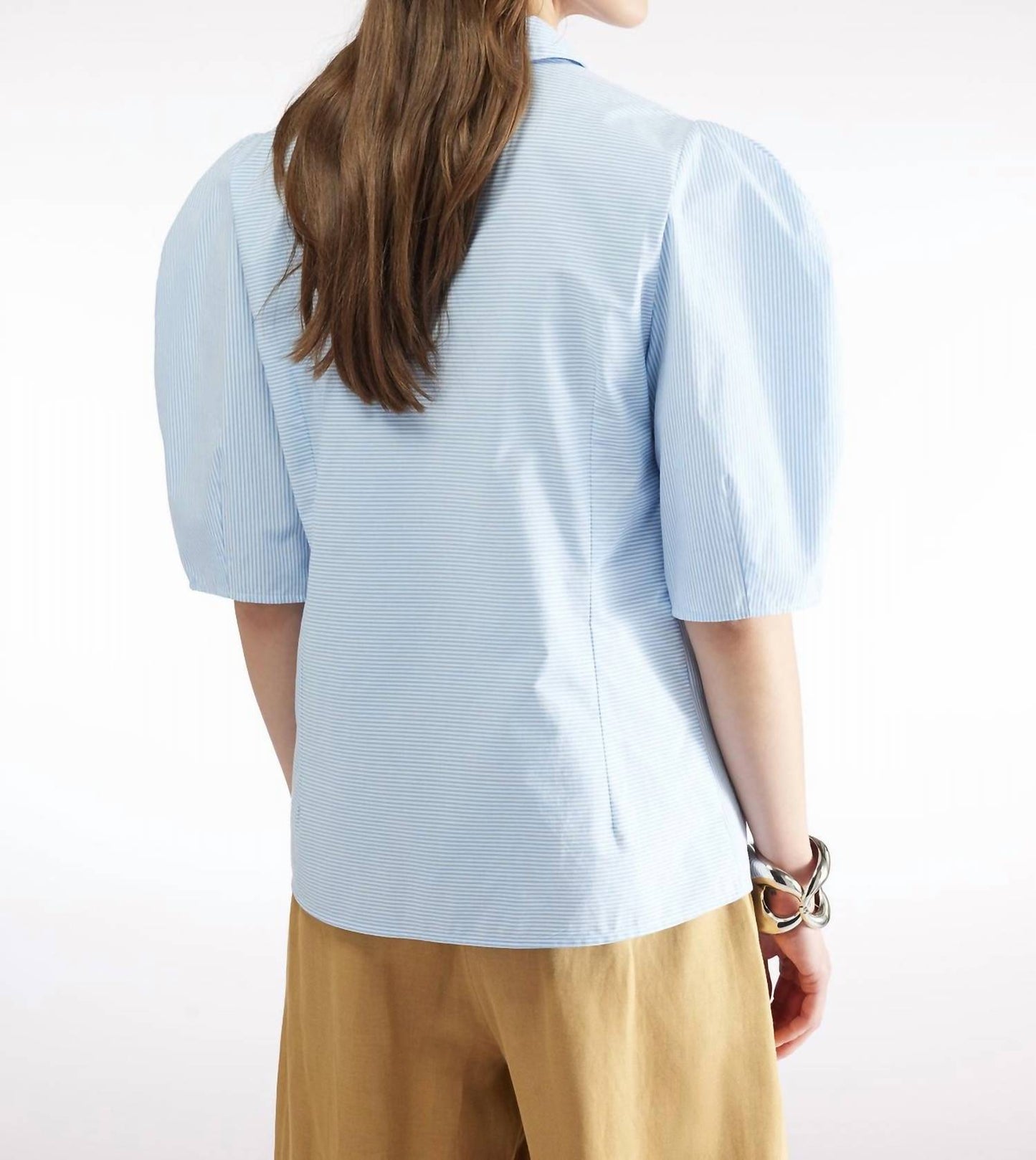 Pin Stripe Cotton Blouse