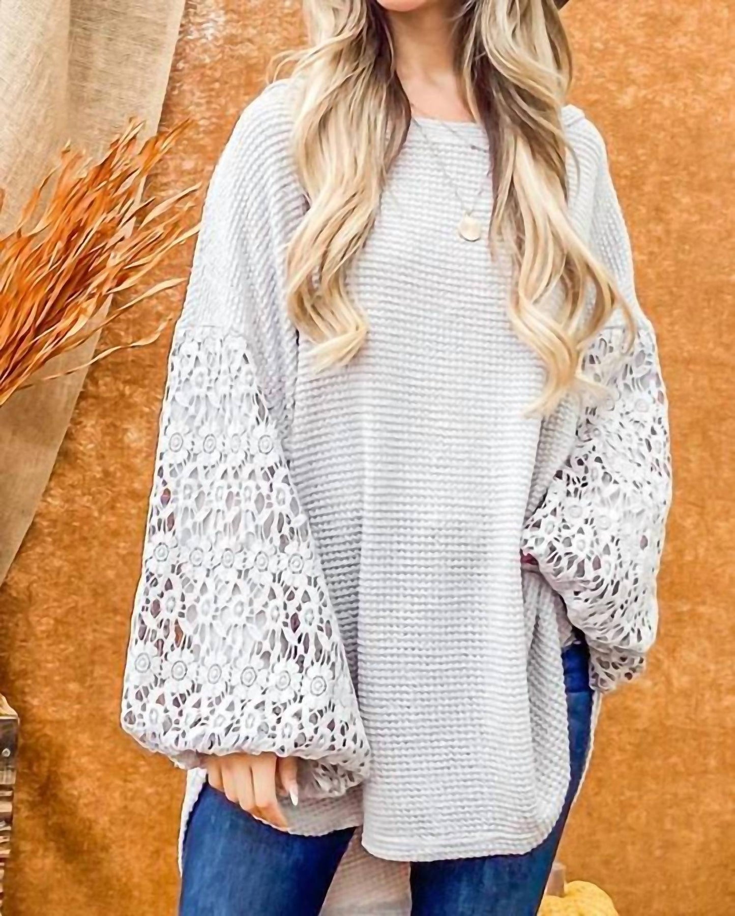 Flora Balloon Sleeve Sweater