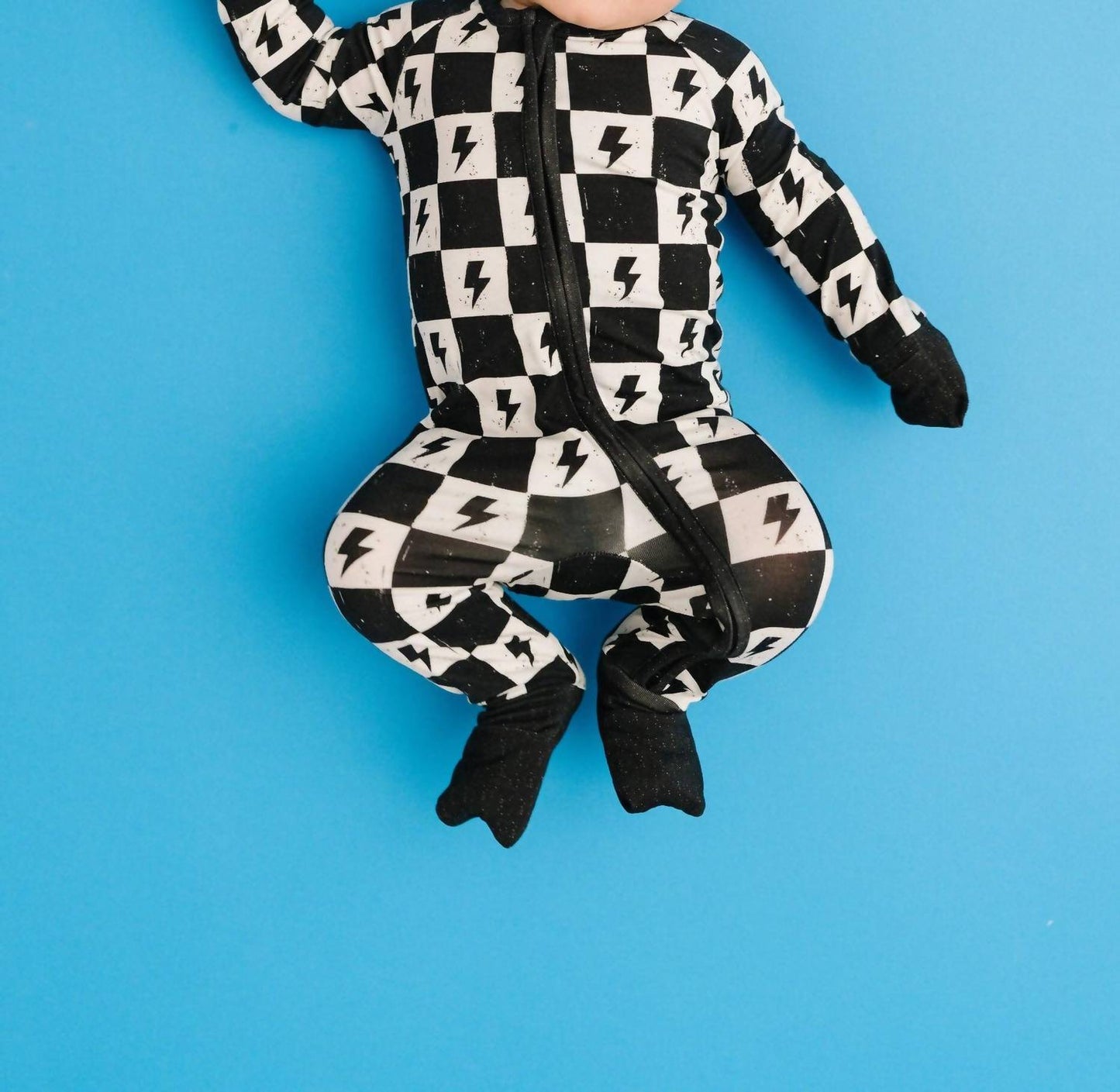 Kid's Electric Checkered Bamboo Sleeper
