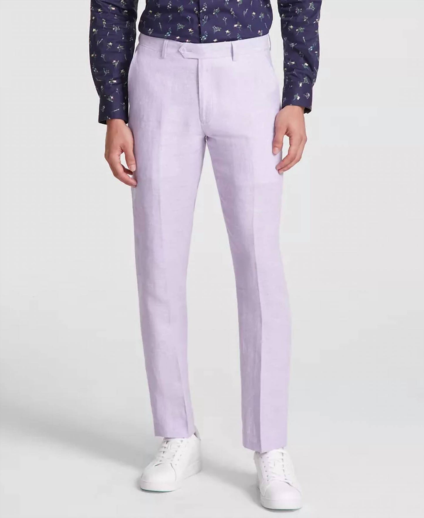 Men's Slim-fit Linen Suit Pants