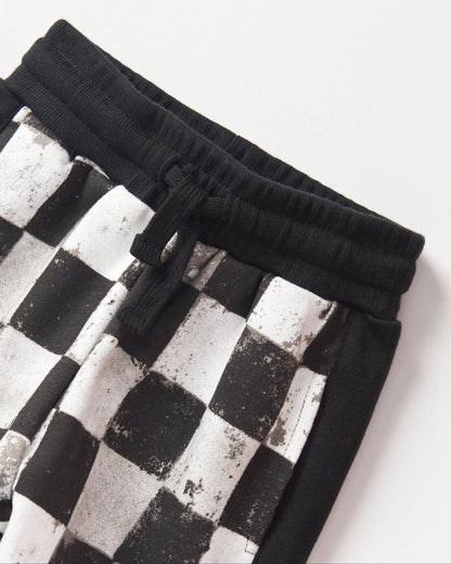 Kid's Checkered Sweatpants