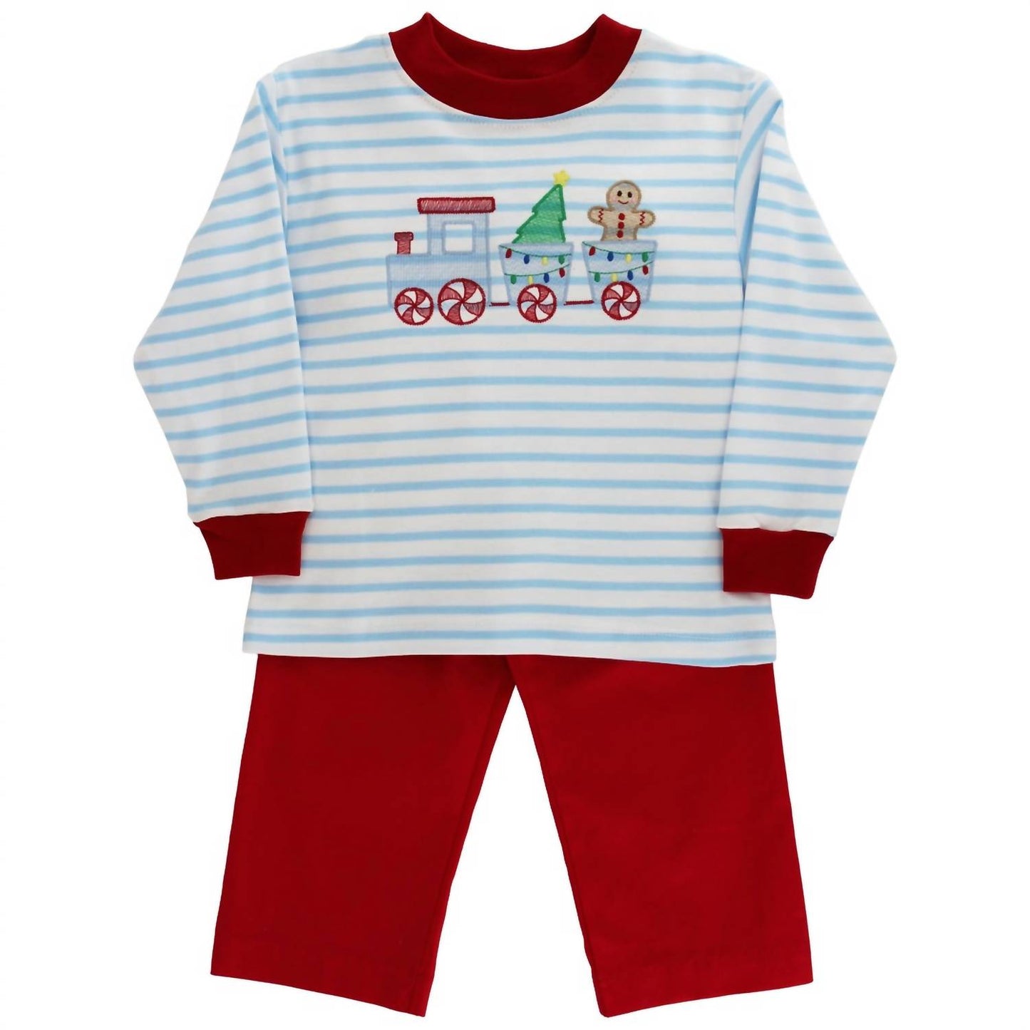 Gingerbread Express Pant Set