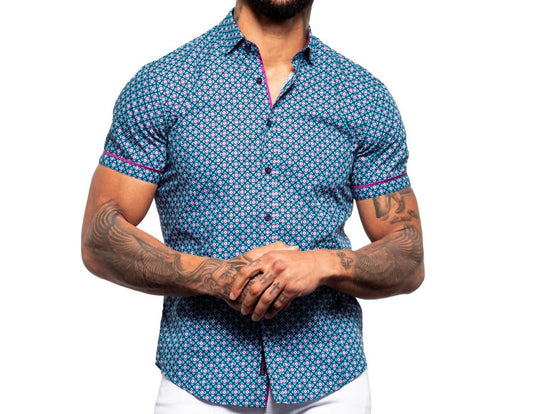 Beverly Hills Floral Short Sleeve Shirt