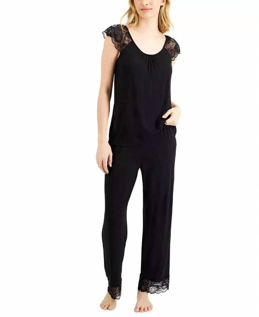 Sleepwear Lace Trim Pajama Set