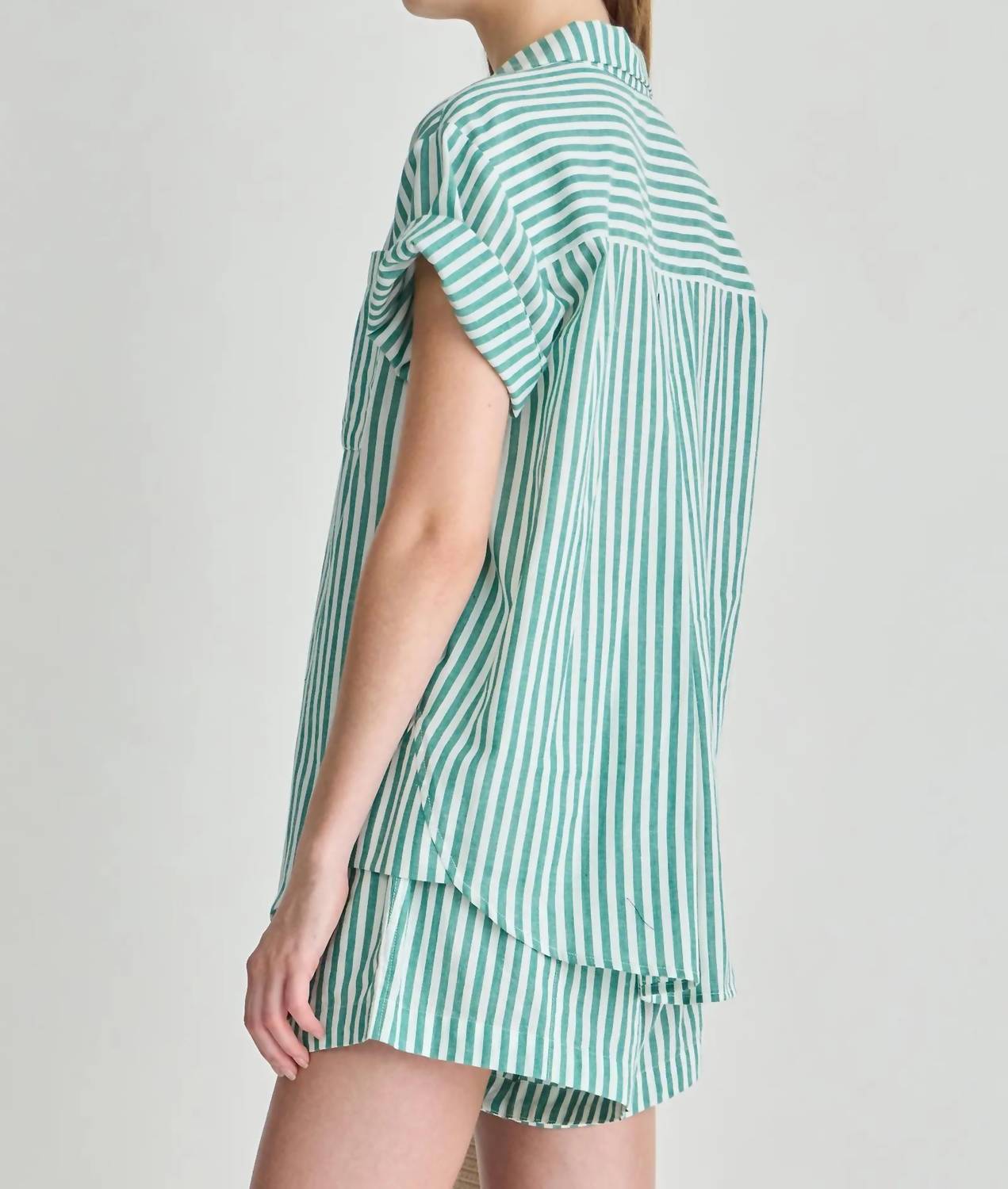 Stripe Valenti Button Up Shirt