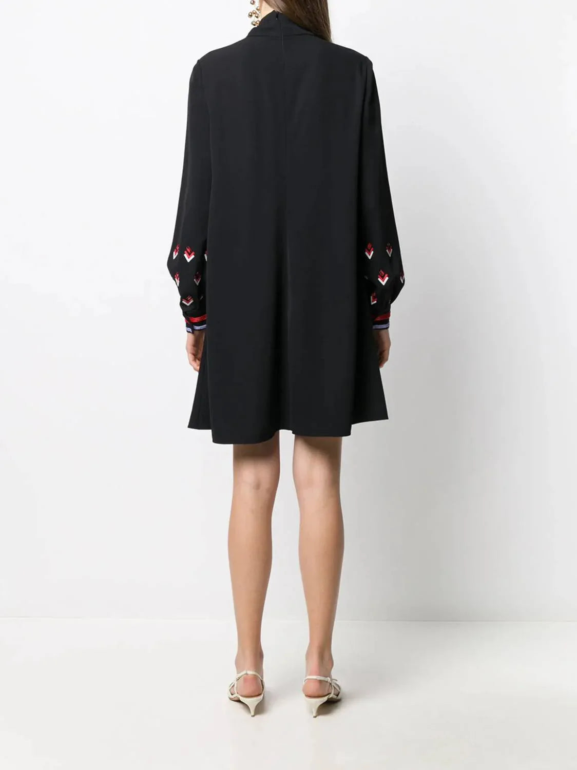 Valentino - Sequin Long Sleeve Dress - side view - Rack Hunt