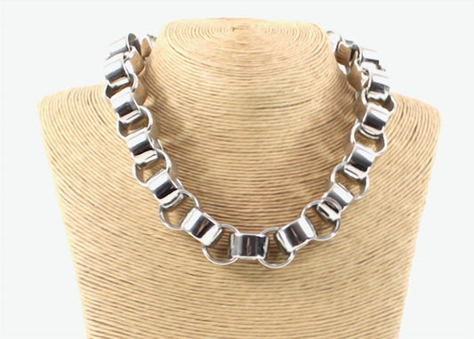 Women's Big Link Chain Chocker Necklace