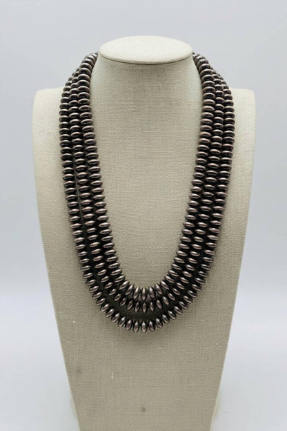Women's Western 3-strand Faux Saucer Necklace