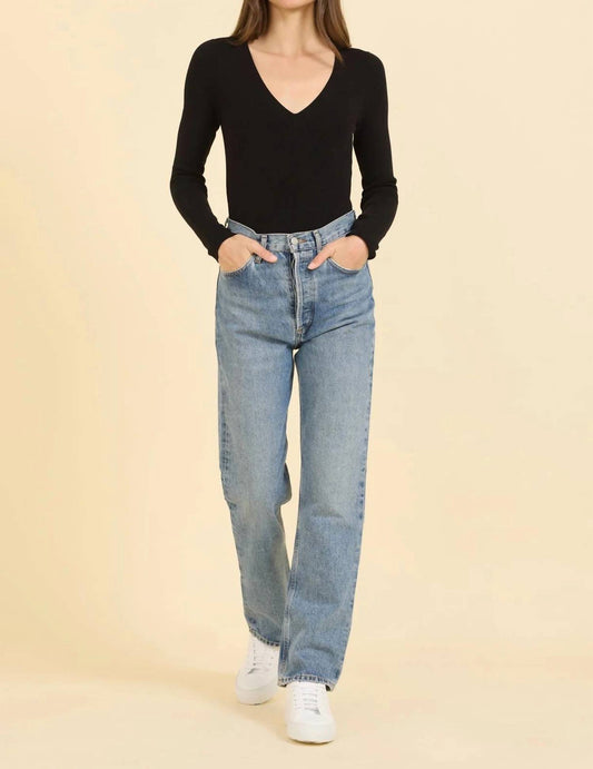 Hollie V-neck Bodysuit