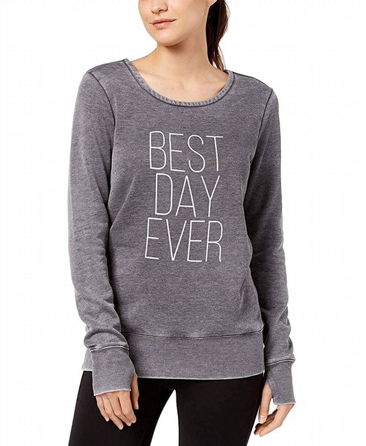 Graphic Strappy-Back Sweatshirt