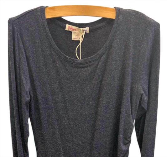 Ragdoll and Rockets - Girl's Draped Lurex Long Sleeve Dress - Rack Hunt -