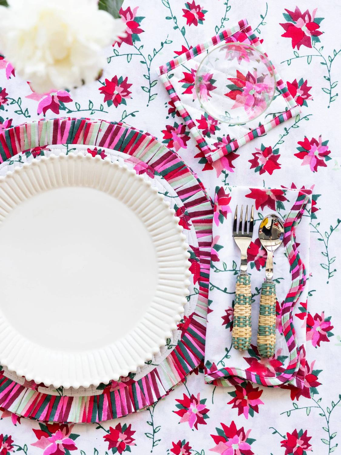 Poinsettia Tablecloth