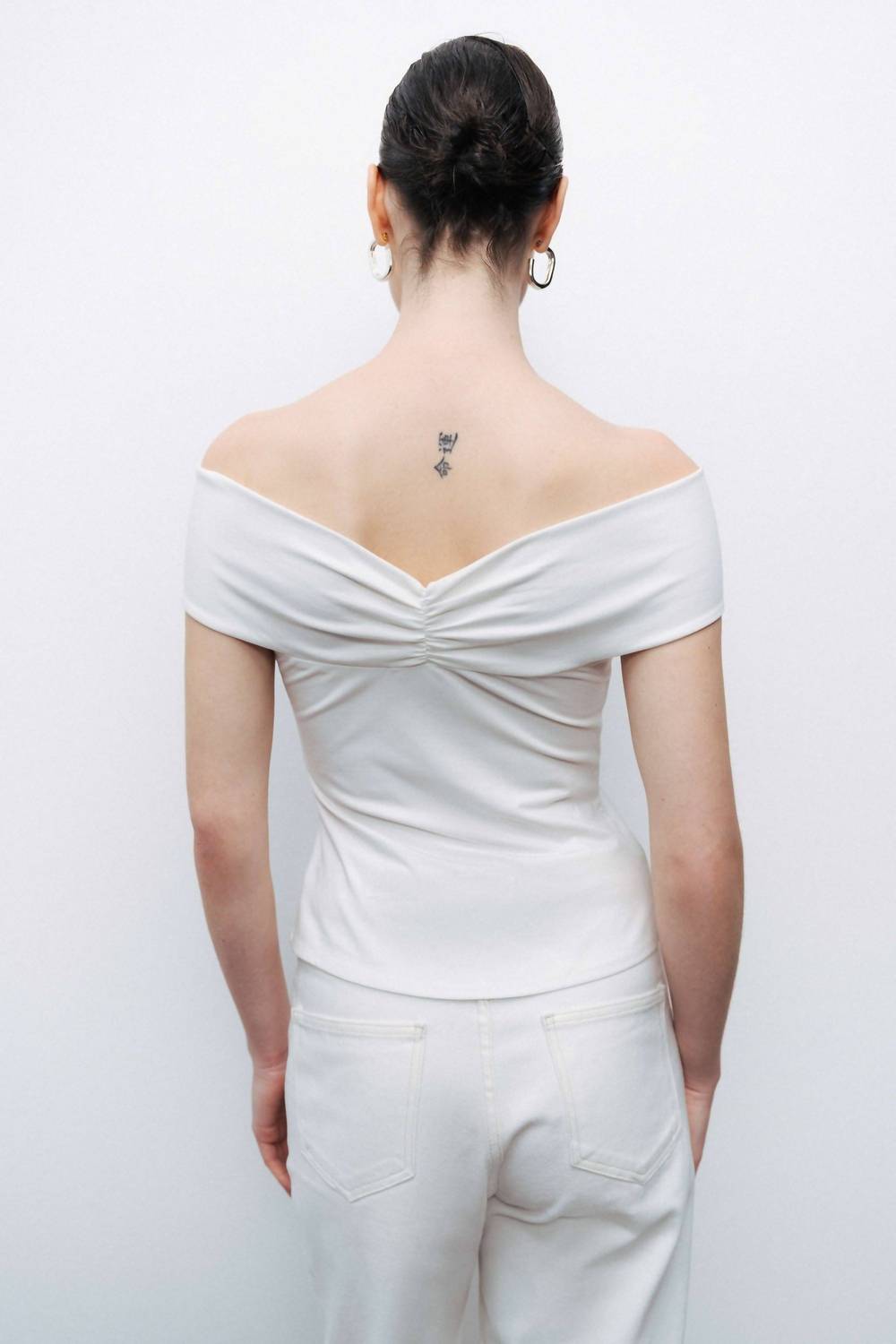 Linea Twist Off-shoulder Blouse