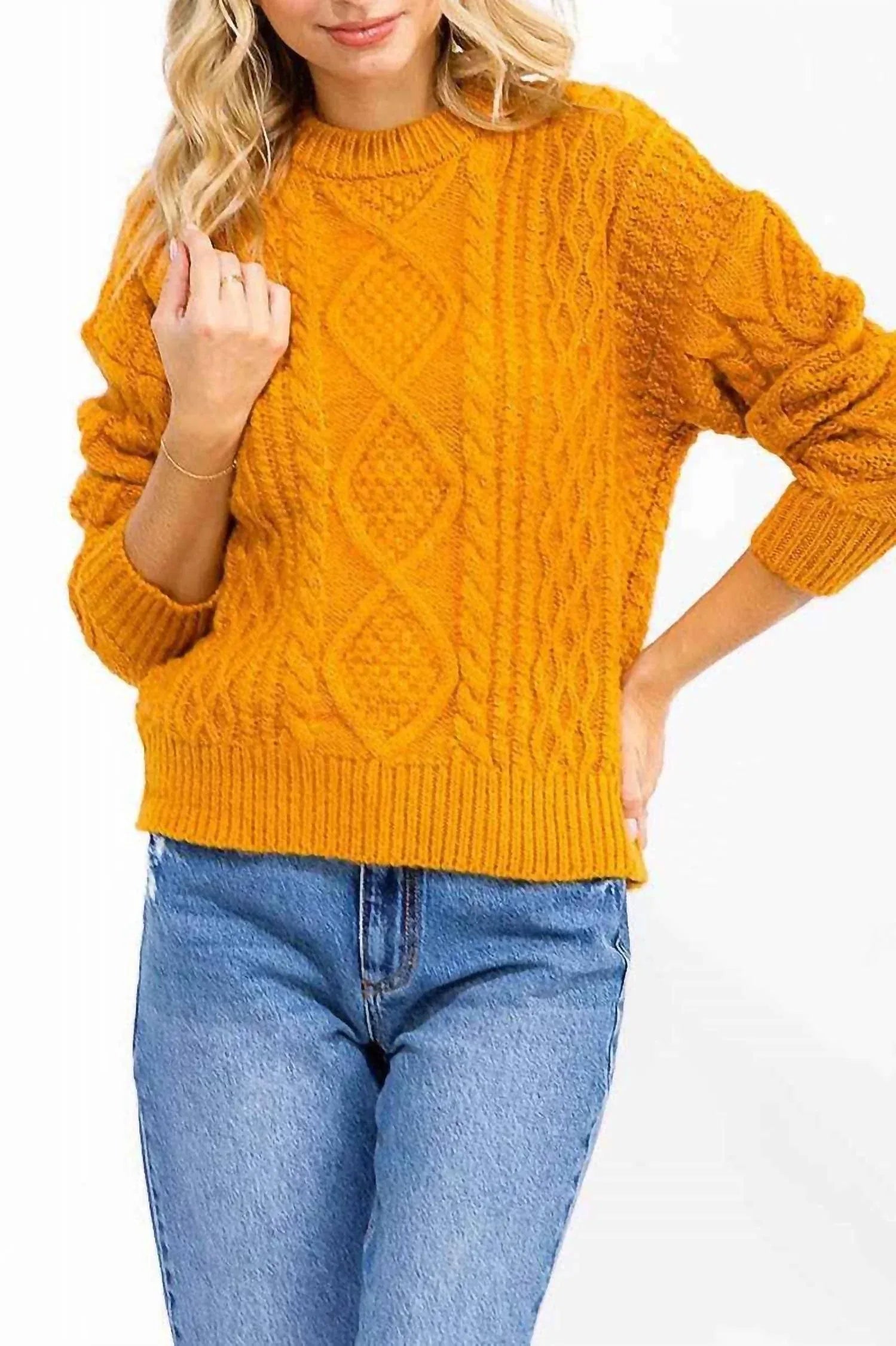 Rousseau - Cable Knit Sweater - Rack Hunt