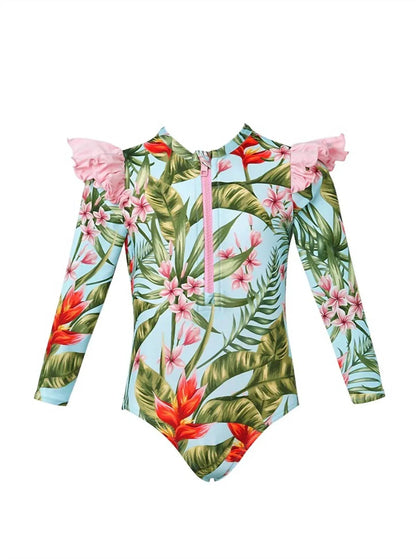 Lia Sahara - Girl's Zipper Long Sleeve One Piece - Rack Hunt