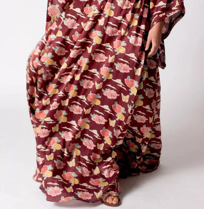 Miguelina - Amora Cut-out Floral Maxi Dress - Rack Hunt