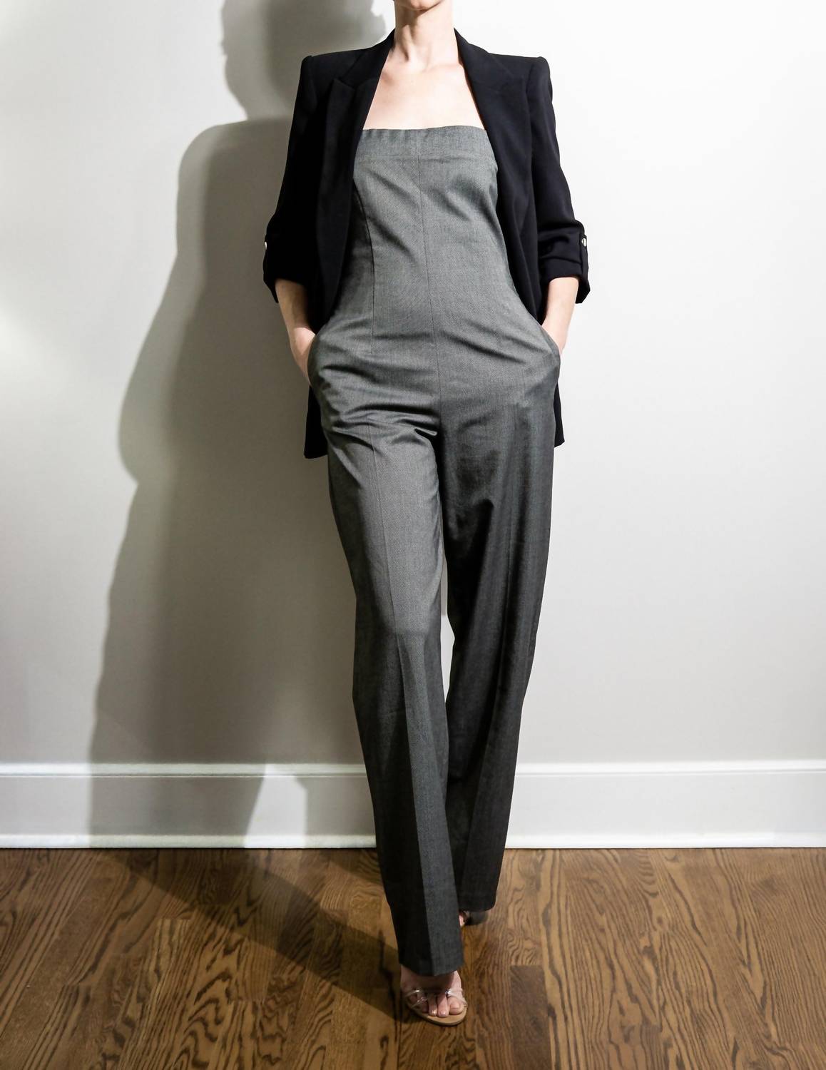 Soho Tailored Strapless Jumpsuit