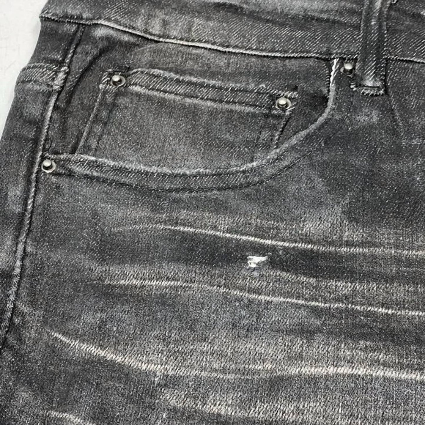 Tulones - Men’s Euro Distressed Denim Skinny Jeans - Rack Hunt