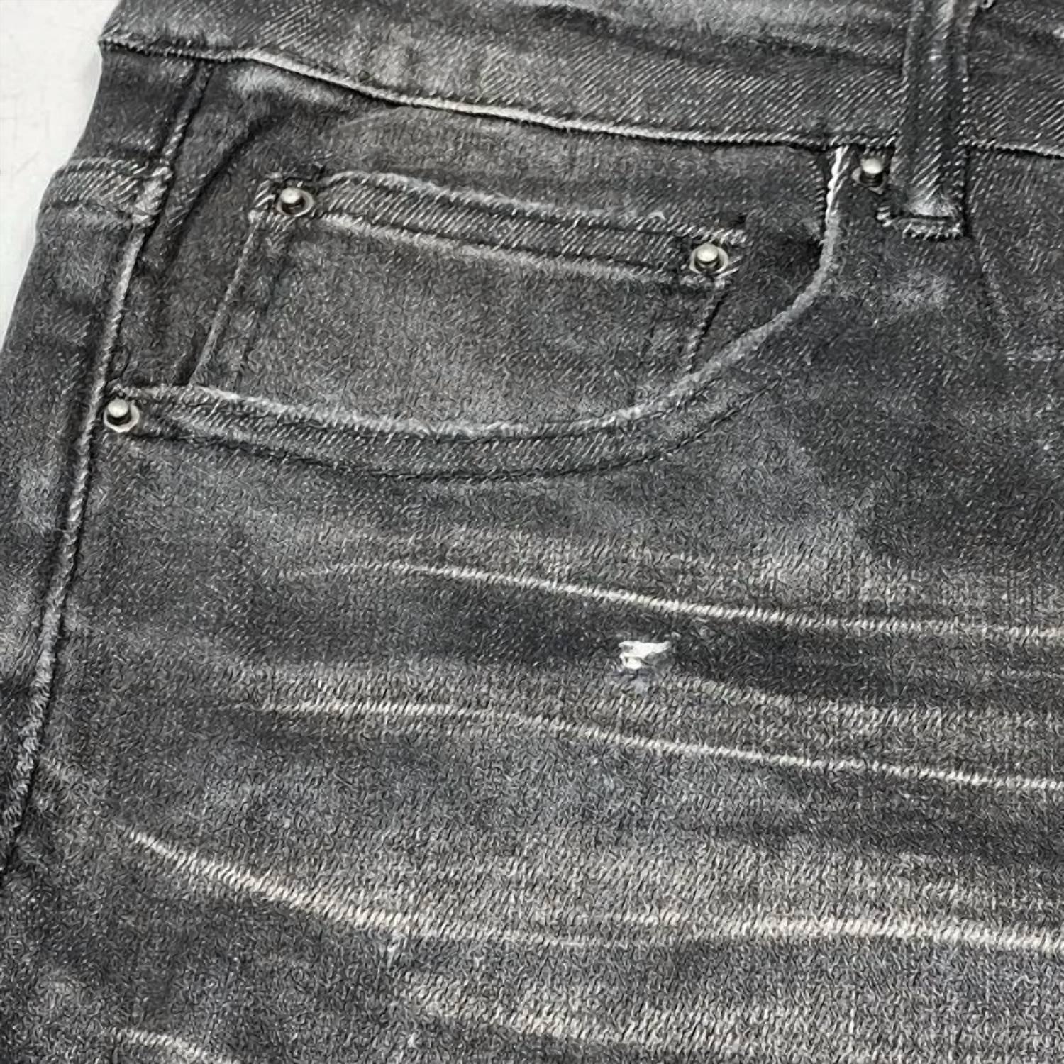 Tulones - Men’s Euro Distressed Denim Skinny Jeans - Rack Hunt