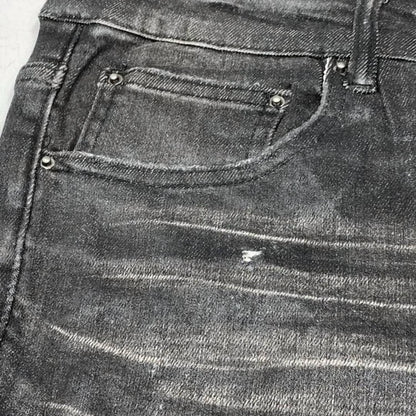 Tulones - Men’s Euro Distressed Denim Skinny Jeans - Rack Hunt