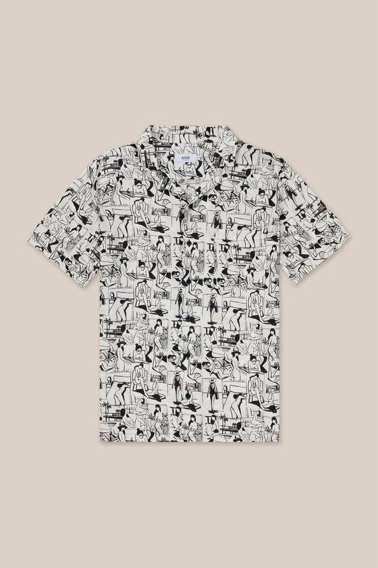 Graphic Print Short Sleeve Shirt