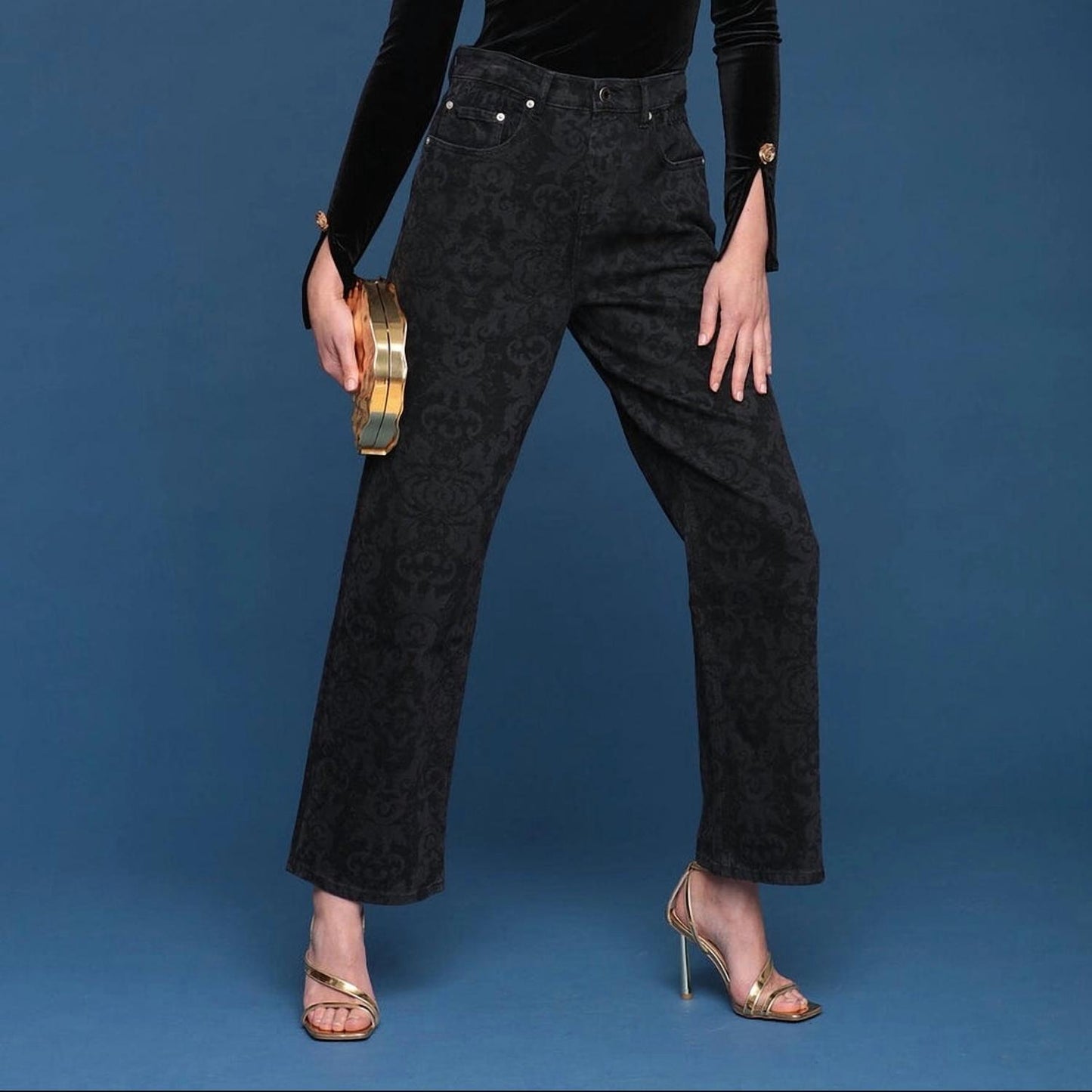 Baroque Wide Leg Jeans