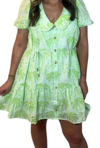Taelynn - Palm Tree Dress - Rack Hunt