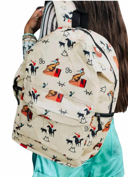The Front Porch Label - Cowboy Print Backpack - Rack Hunt