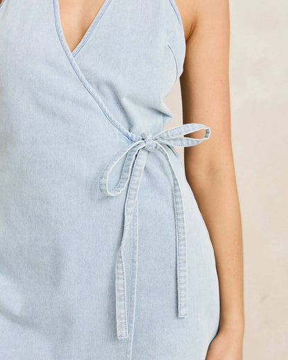 Women's Louise Wrap Mini Dress