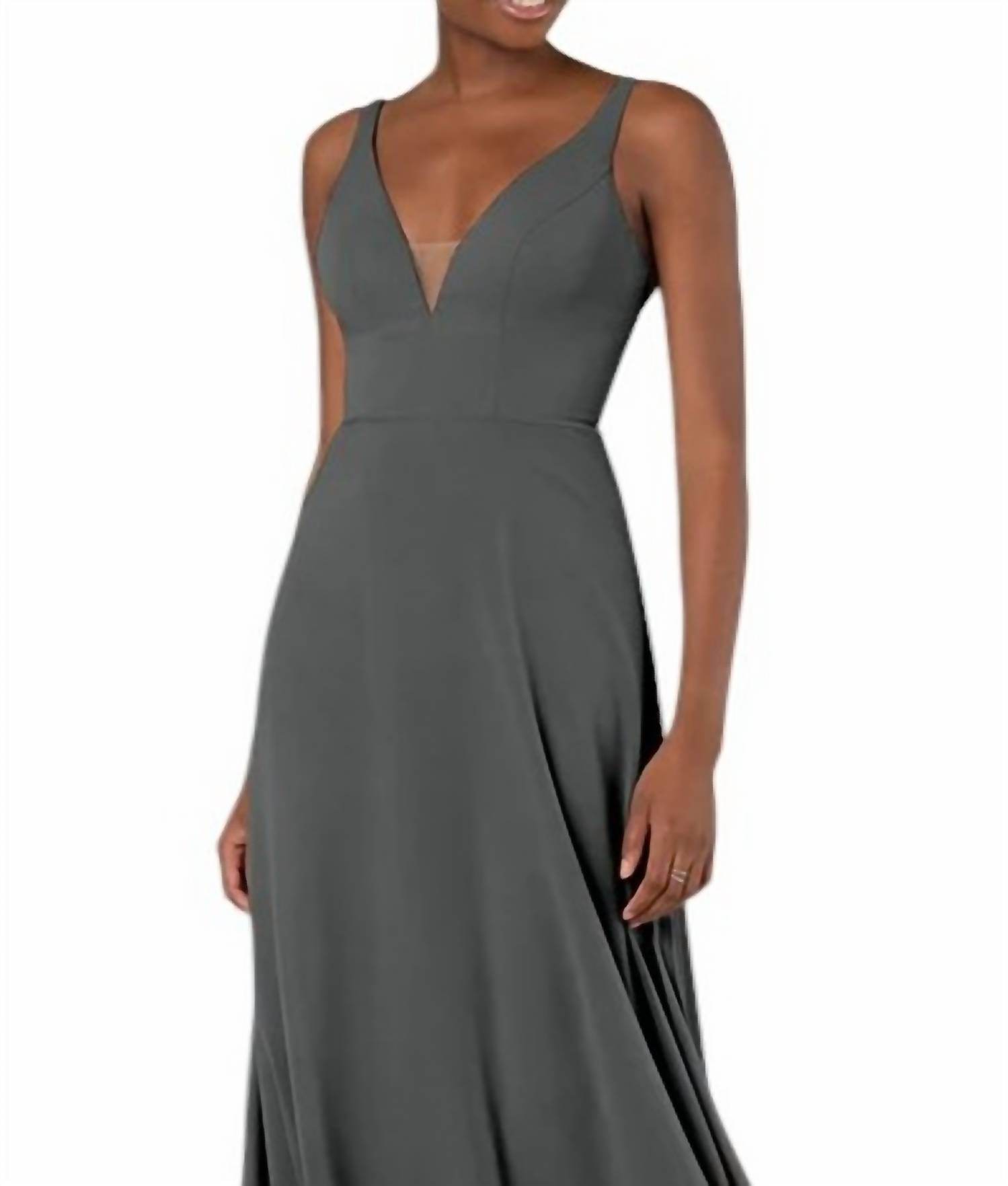Sorella Vita - Sexy Plunging V-Neckline Bridesmaid Dress - Rack Hunt -