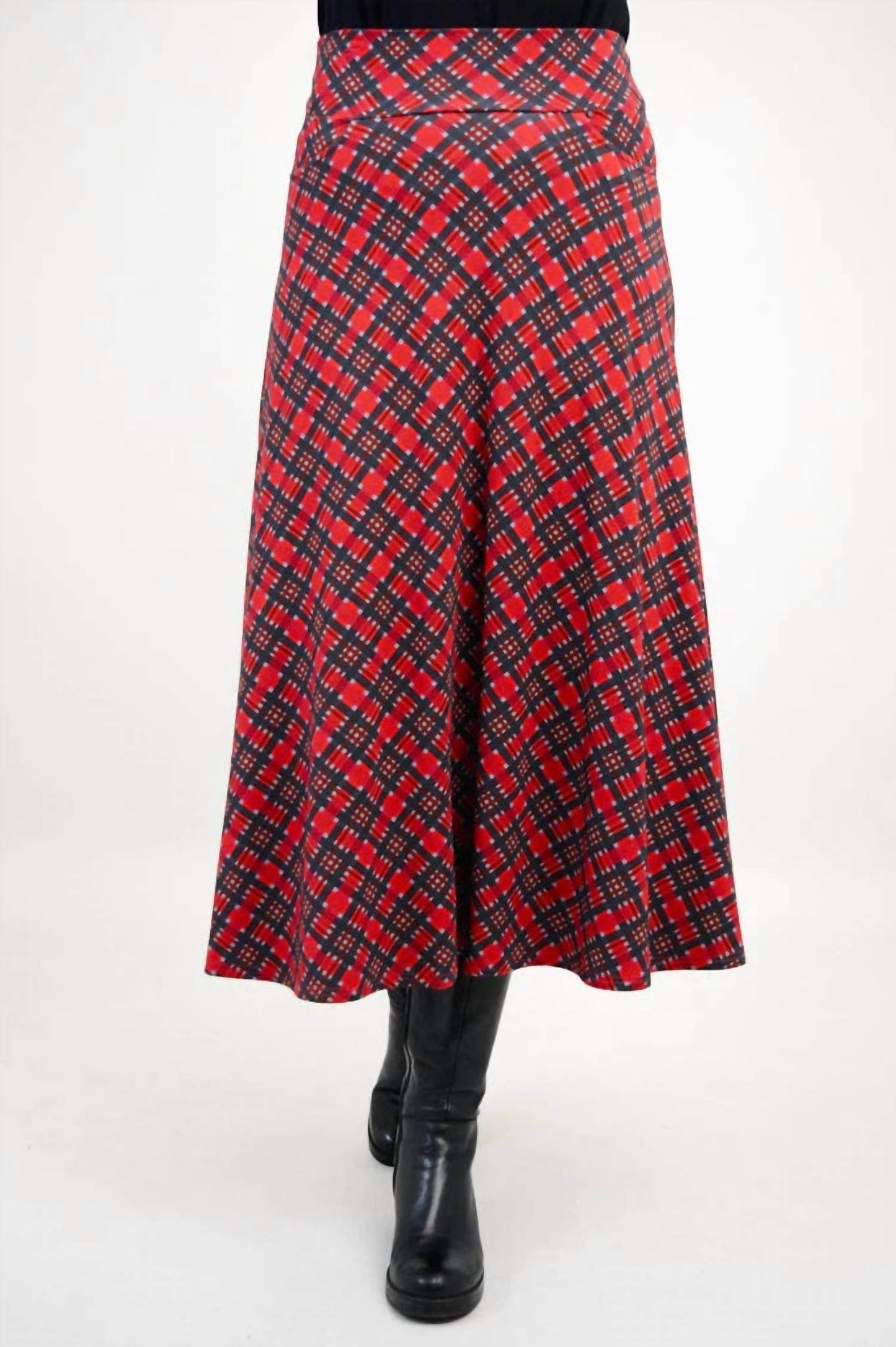 Blue Sky Papers - Long Plaid Skirt - Rack Hunt -