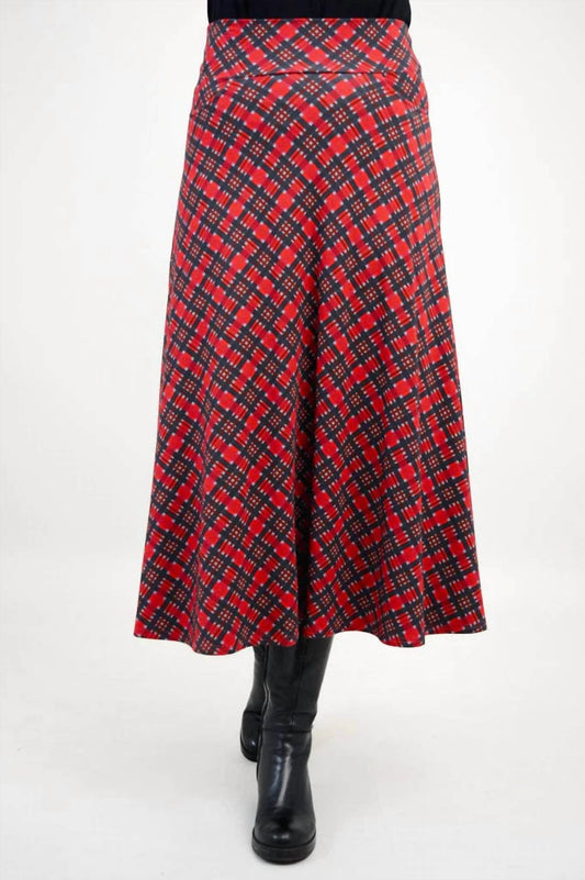 Blue Sky Papers - Long Plaid Skirt - Rack Hunt -