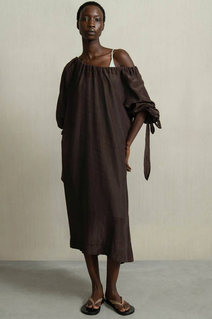 Cherin Semi-sheer Dress