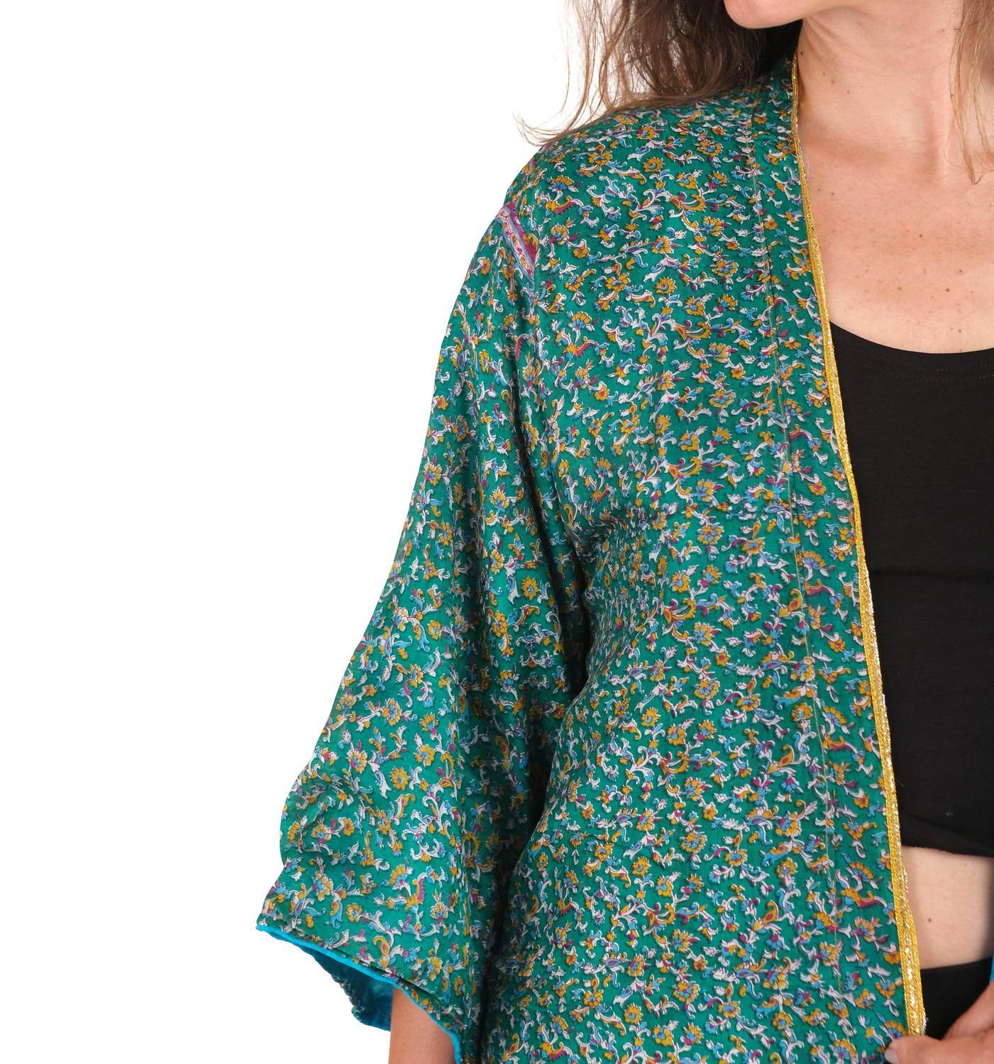 StandAwt - Freedom Reversible Saree One Size Kimono - Rack Hunt -