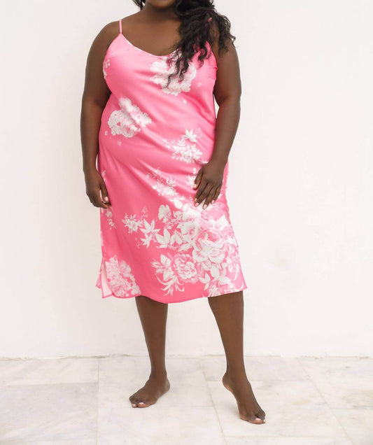 ISAYES - Floral Midi Slip Dress - Plus - Rack Hunt -